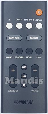 Original remote control YAMAHA VDQ7610 (VDQ76100)
