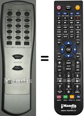 Replacement remote control BSA006