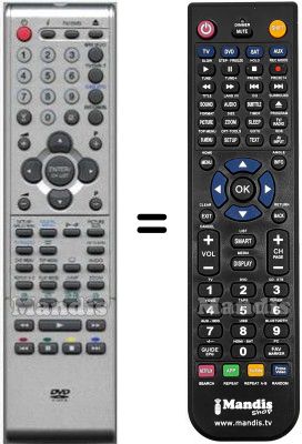 Replacement remote control Orion 076R0PK011