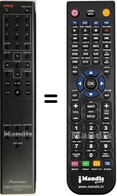 Replacement remote control PWW1180
