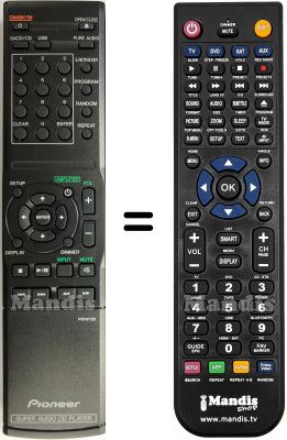 Replacement remote control PWW1181