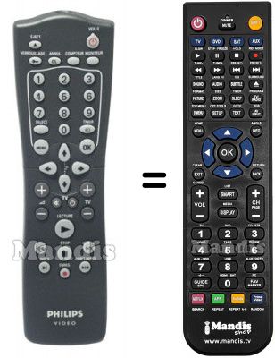 Replacement remote control RT25113104 Replacement remote control RT25113104