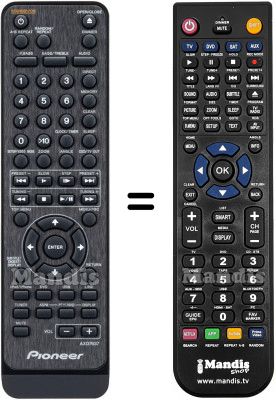 Replacement remote control AXD7637