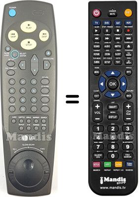 Replacement remote control REMCON2200 Replacement remote control REMCON2200