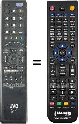 Replacement remote control JVC RM-C1930