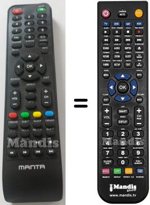 Replacement remote control Manta Manta003