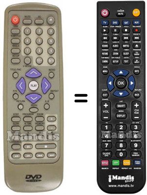 Replacement remote control Daewoo REMCON564