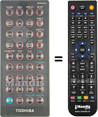 Replacement remote control MEDR05UX Replacement remote control MEDR05UX
