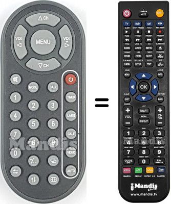 Replacement remote control REMCON2192