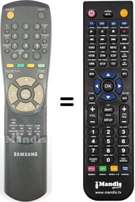 Replacement remote control 00023 A