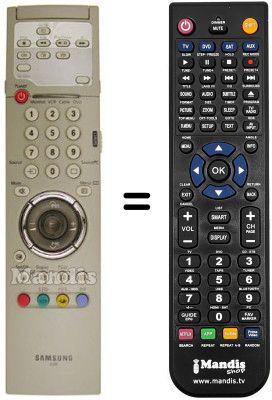 Replacement remote control 00308 Replacement remote control 00308