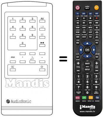 Replacement remote control 04.12.001