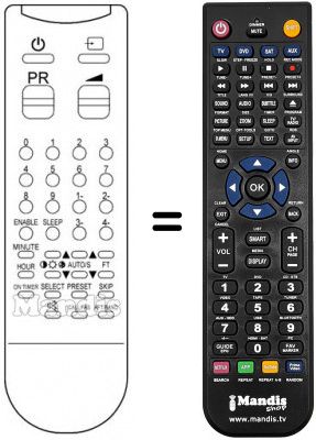 Replacement remote control FB 6