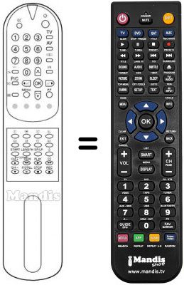 Replacement remote control 105-212J