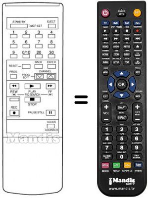 Replacement remote control Fidelity HQS 200