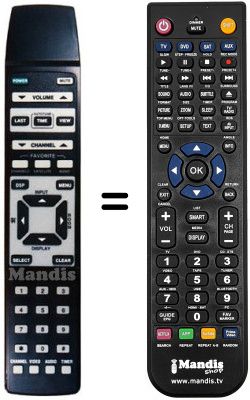 Replacement remote control 11-5887-1