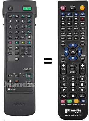 Replacement remote control Sony KV-25 T1L