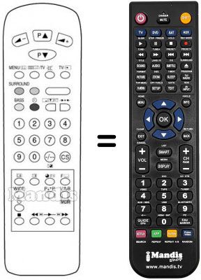 Replacement remote control SXMR