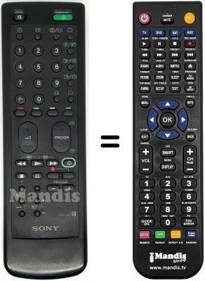 Replacement remote control Sony KV-M 2101 D
