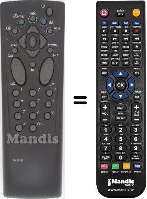 Replacement remote control Thomson 21 MT 10 E Replacement remote control Thomson 21 MT 10 E