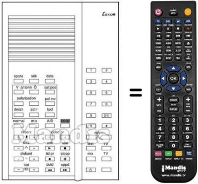Replacement remote control 210 1006-21
