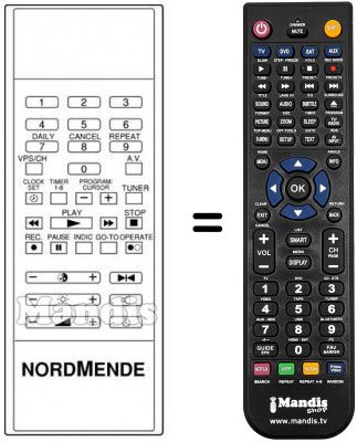 Replacement remote control 273.921 Replacement remote control 273.921