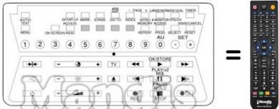 Replacement remote control V 4000 H Replacement remote control V 4000 H