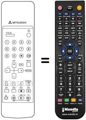 Replacement remote control 290P-023090 Replacement remote control 290P-023090