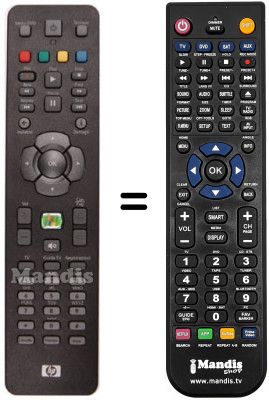 Replacement remote control HP MEDIACENTER