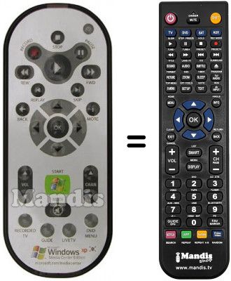 Replacement remote control 3139 238 07431