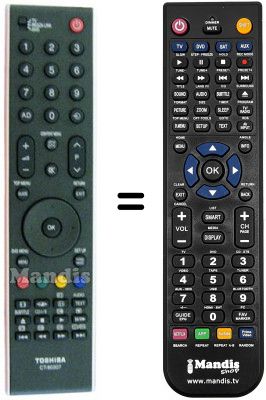 Replacement remote control Toshiba 32 C 3500