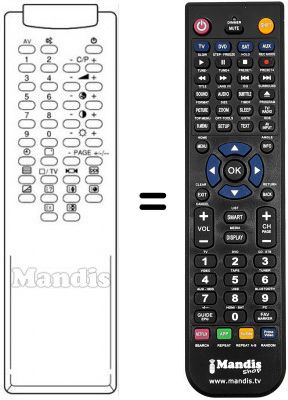 Replacement remote control C 15012 T