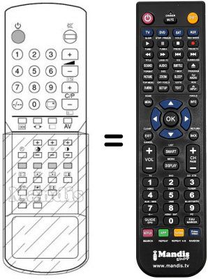 Replacement remote control 3F14-00033-060