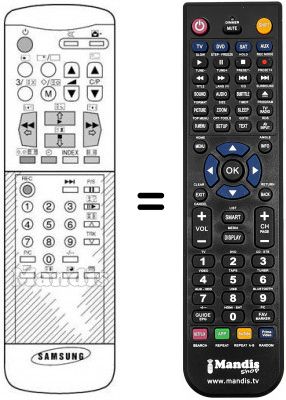 Replacement remote control 3F14-00040-140