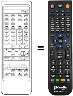 Replacement remote control JXHK