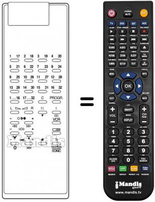 Replacement remote control FS 2
