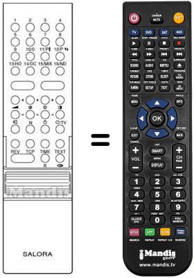 Replacement remote control 6090