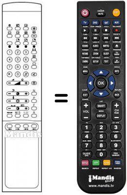 Replacement remote control 617402 H