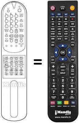 Replacement remote control LG CE 29Q46