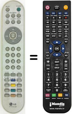 Replacement remote control Goldstar RZ-15LA70