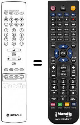 Replacement remote control 68040 A-VH
