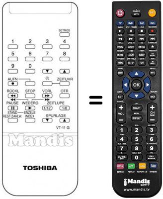 Replacement remote control 7014-8400