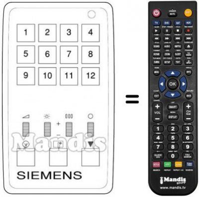 Replacement remote control 742799