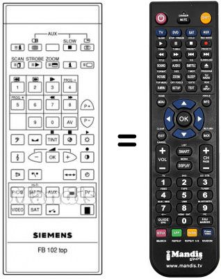 Replacement remote control 756404