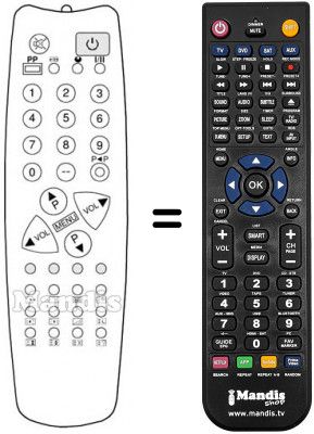 Replacement remote control 920