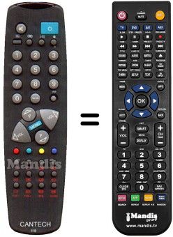 Replacement remote control 910