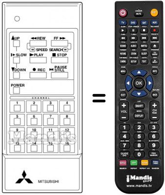 Replacement remote control 939P-06501 Replacement remote control 939P-06501