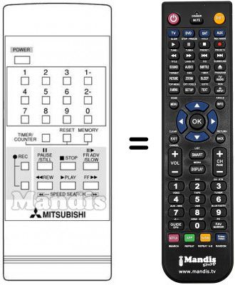Replacement remote control 939P-15703 Replacement remote control 939P-15703