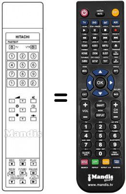 Replacement remote control A 518611