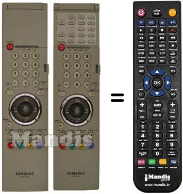 Replacement remote control Samsung WS 32A108P
